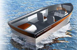 ven t boats launches new small boat ven t boats 15 foot boat uses a ...